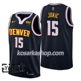 Dres Denver Nuggets Nikola Jokic 15 2018-2019 Nike Navy Swingman - Dječji